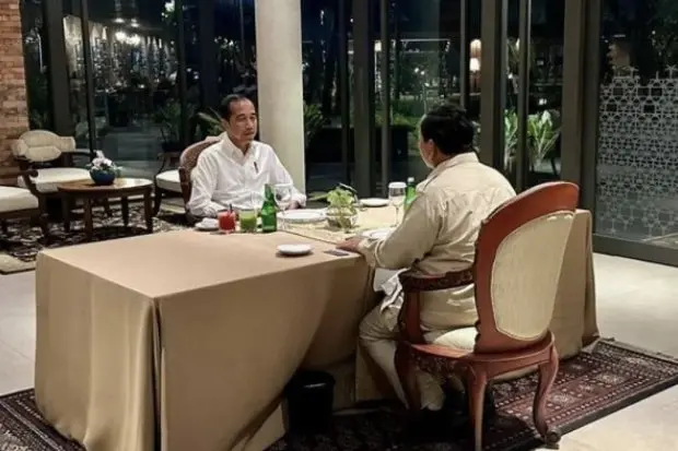 Jokowi dan Prabowo Bertemu Empat Mata Jelang Pelantikan