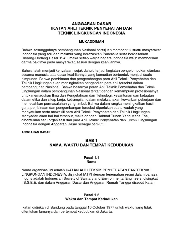 Mengapa Anggaran Dasar Penting Bagi Pengusaha?