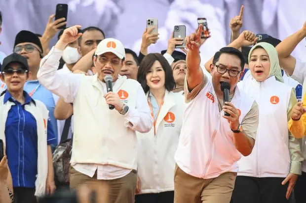 Kampanye Akbar Ridwan Kamil-Suswono: PKS Hadir, Ketum Koalisi Lain Absen
