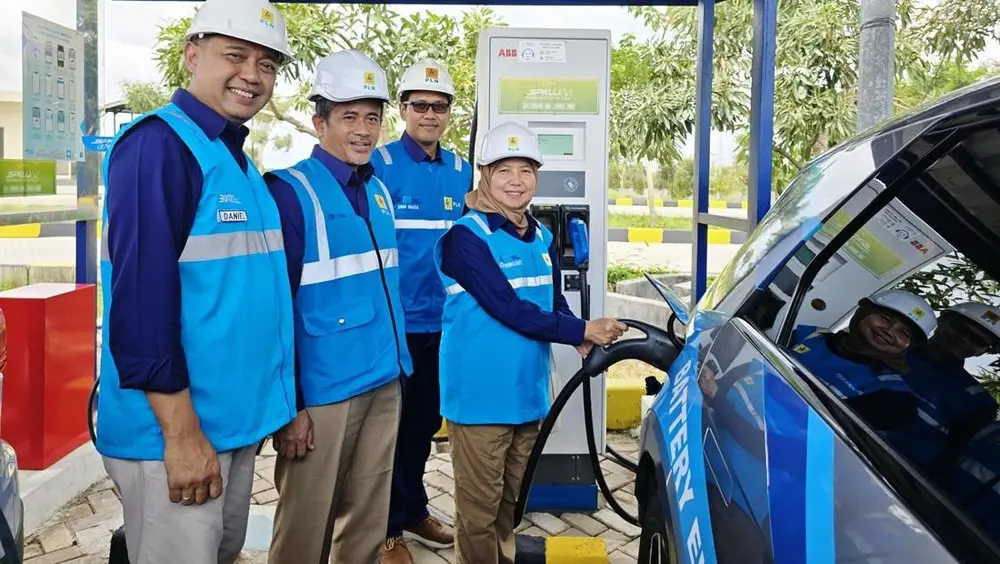 55 SPKLU PLN Siap Sambut Pemudik Listrik di Lampung