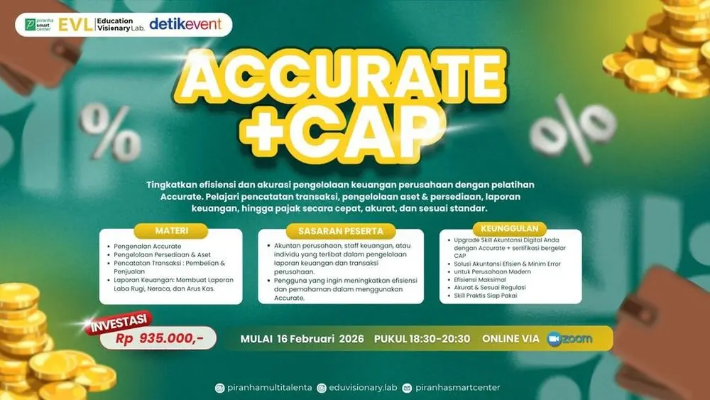 Tingkatkan Kompetensi Akuntansi Digital dengan Pelatihan ACCURATE + CAP