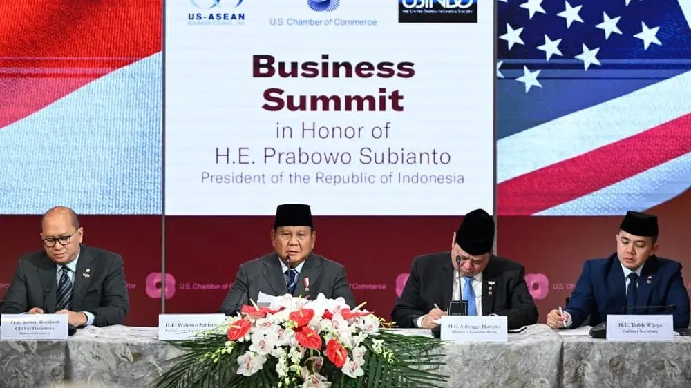 Investasi Mengalir: Pengusaha Indonesia dan AS Teken Belasan Kesepakatan di Hadapan Prabowo