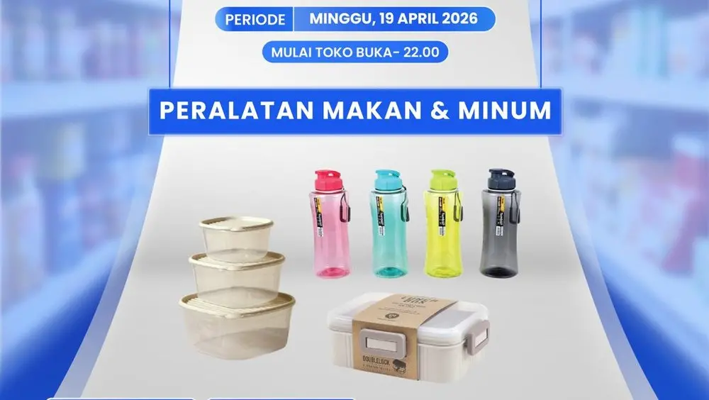 Serbu Transmart Full Day Sale: Peralatan Makan & Minum Diskon Menggila!