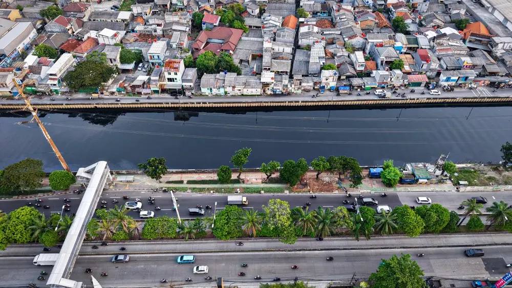 Brantas Abipraya Percepat Proyek Tata Air Daan Mogot, Jakarta Barat Kian Tangguh Hadapi Banjir