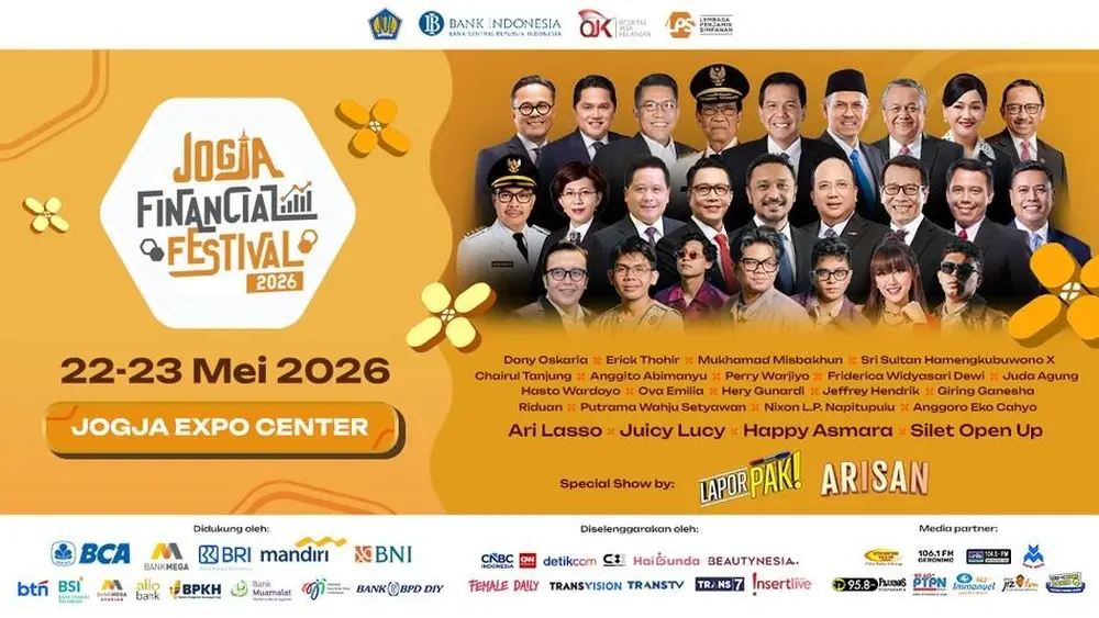 Daftar Gratis Jogja Financial Festival! Dapat Jurus Bangun Bisnis dari Si Anak Singkong