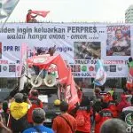 Ojol Demo di DPR Tuntut Tarif Adil