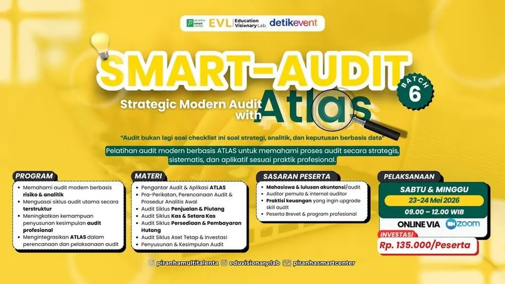 Menguasai Audit Modern Berbasis Data: SMART-AUDIT ATLAS Batch 6 Resmi Dibuka