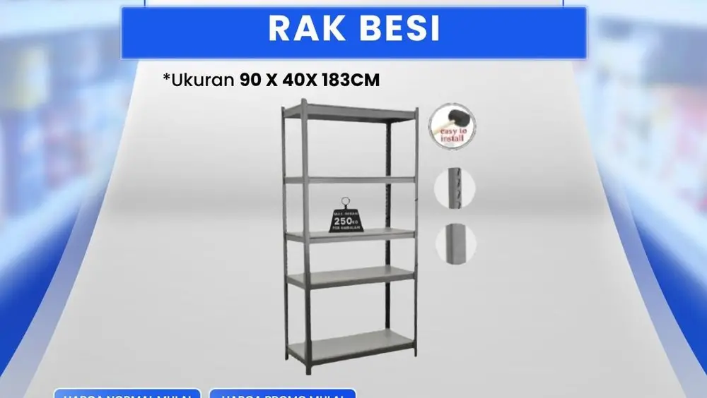 Transmart Full Day Sale: Rak Besi Diskon Fantastis, Bawa Pulang Hanya Rp 800 Ribuan!