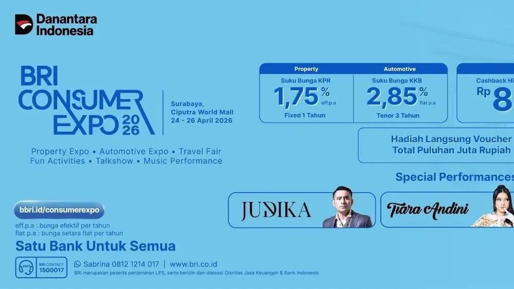 BRI Consumer Expo 2026: Kesempatan Emas Miliki Rumah Impian dengan Bunga KPR Spesial!