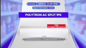 Promo Spesial Transmart: Beli AC 1 PK, Potongan Harga Rp 1,6 Juta