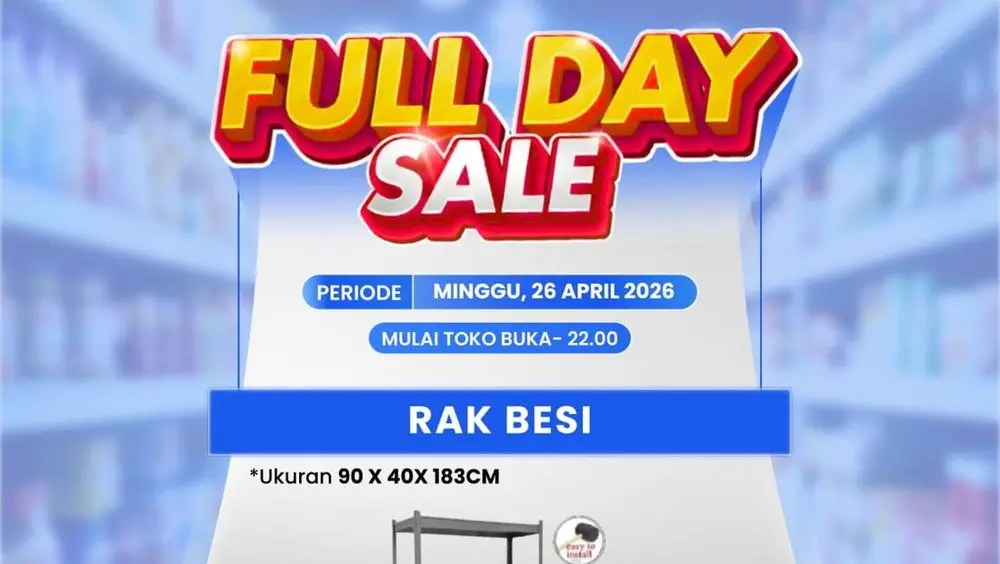 Rak Besi di Transmart Diobral Gila-gilaan, Harga Anjlok Drastis!