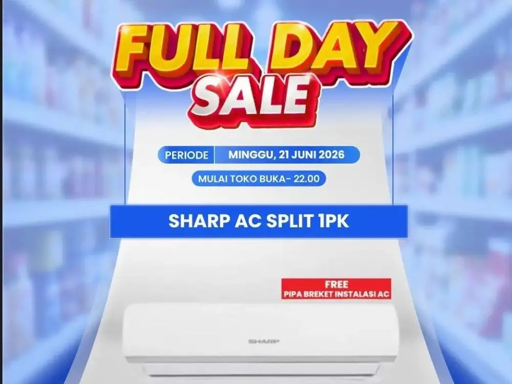 Transmart Full Day Sale AC 1 PK Potongan Jutaan