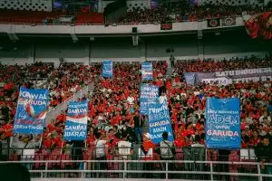 Aksi Ribuan Suporter Pecahkan Rekor MURI