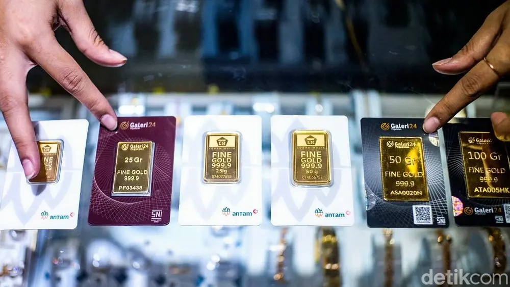 Emas Antam Anjlok Lagi Cek Harga Terkini