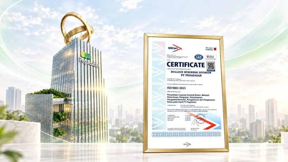Emas Anda Aman Pegadaian Raih Pengakuan Global