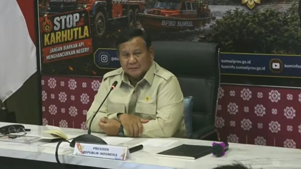Prabowo Murka Larang Total Bakar Hutan
