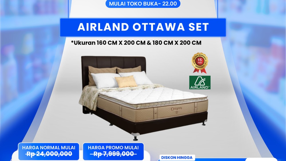 Diskon Gila Tempat Tidur di Transmart
