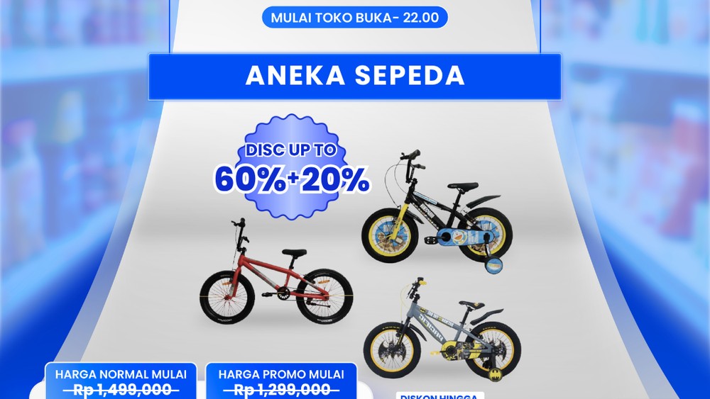 Serbu Diskon Sepeda di Transmart