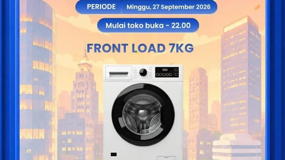 Diskon Mesin Cuci Melimpah di Transmart