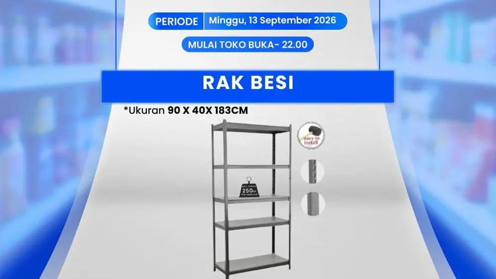 Harga Rak Besi Transmart Bikin Melongo