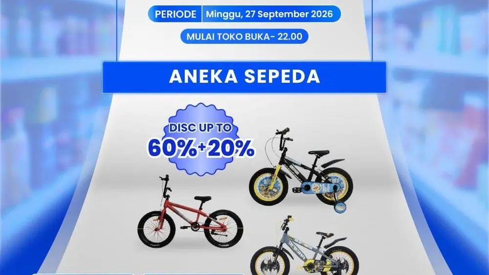 Serbu Promo Sepeda Murah di Transmart