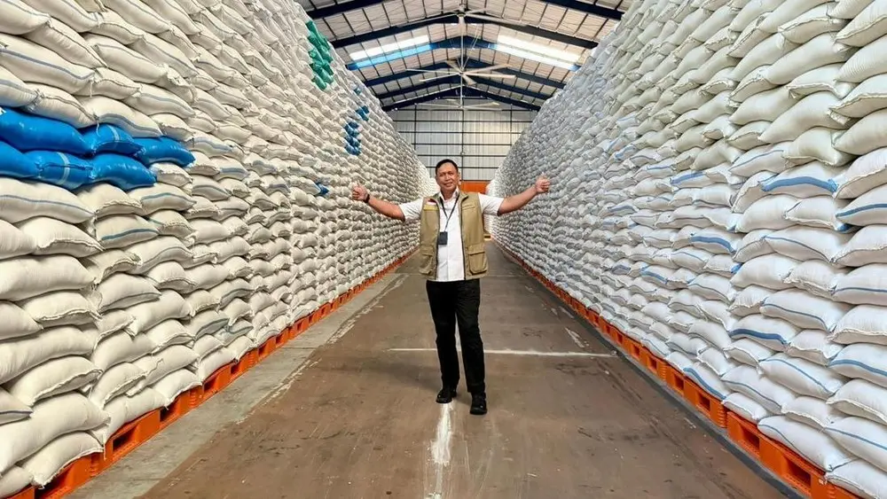 Stok Beras Indonesia Melimpah di ASEAN