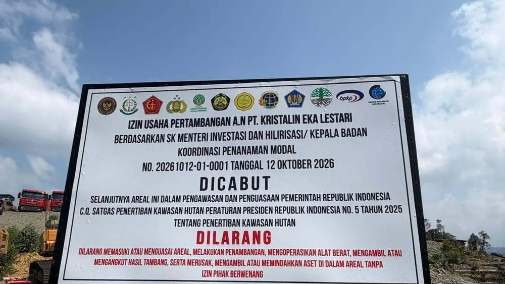 Izin Tambang Emas di Papua Dicabut