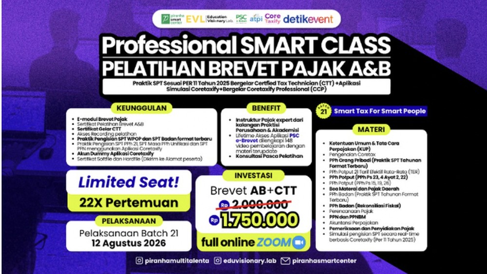 Kuasai Ilmu Pajak Lewat Kursus Brevet Profesional