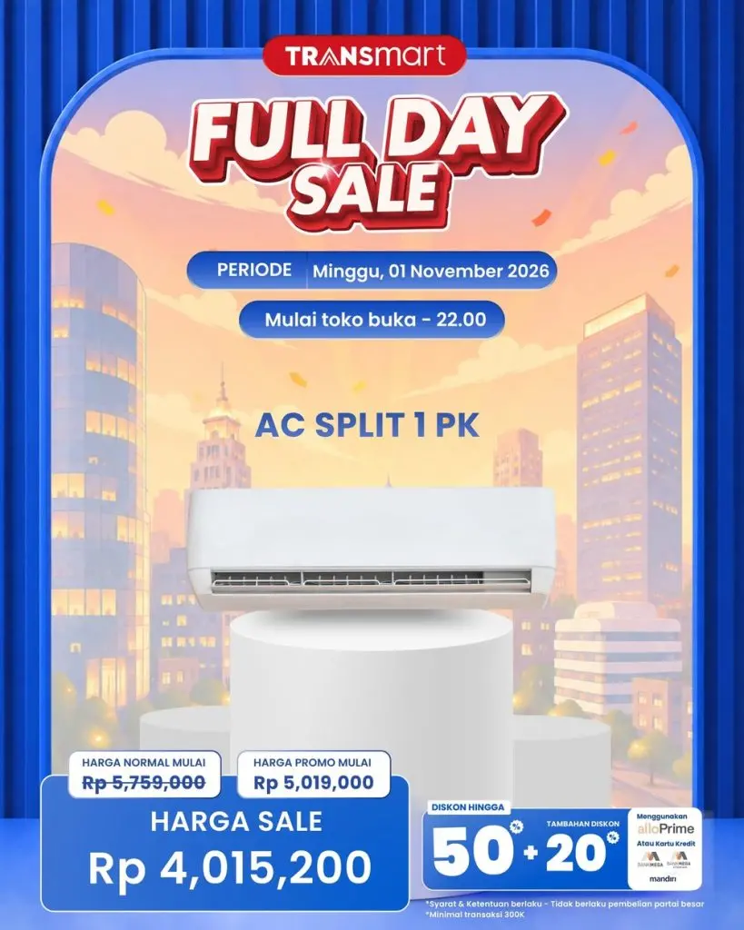 Banting Harga AC Split Murah Banget
