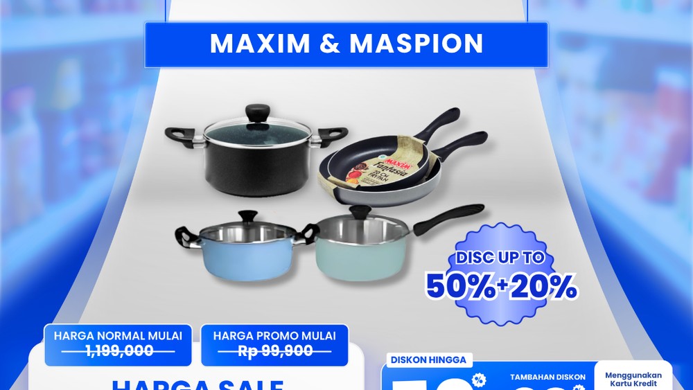 Serbu Diskon Alat Masak di Transmart