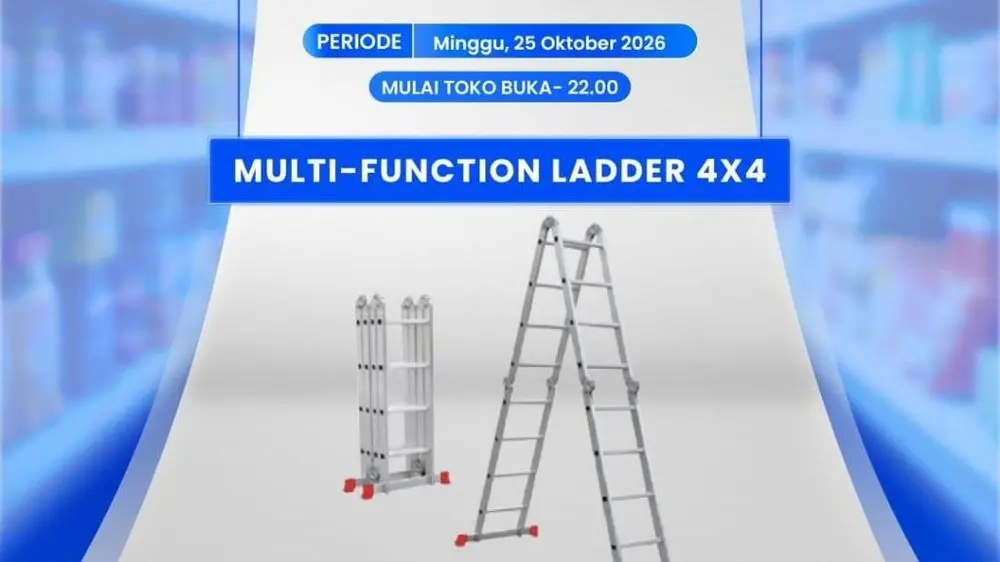 Diskon Gila Tangga Multifungsi di Transmart