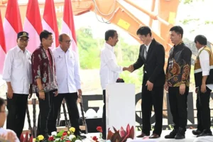 Jokowi Resmikan Proyek Asing di IKN