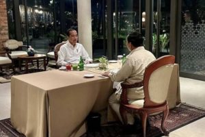Jokowi dan Prabowo Bertemu Empat Mata Jelang Pelantikan