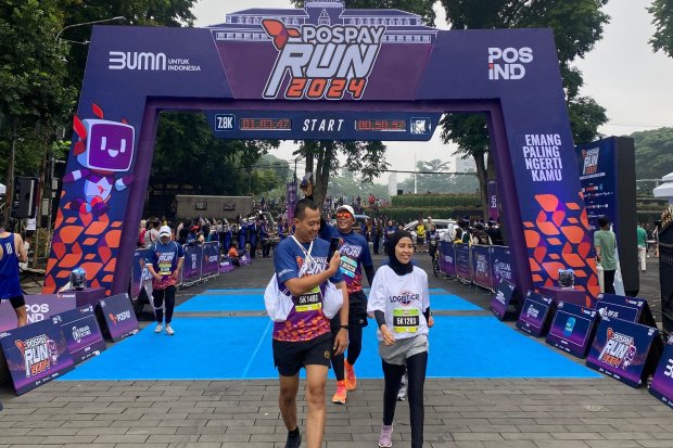 Lari Bersama, Pos Indonesia Dorong Transformasi Digital Lewat Pospay