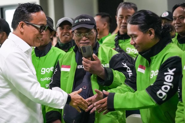 Wamenaker Hadir di Kopdar Driver Gojek, Apresiasi dan Harapan Menggema