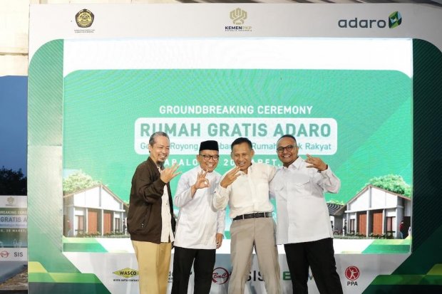 Adaro Bangun 500 Rumah untuk Warga Kalimantan Selatan