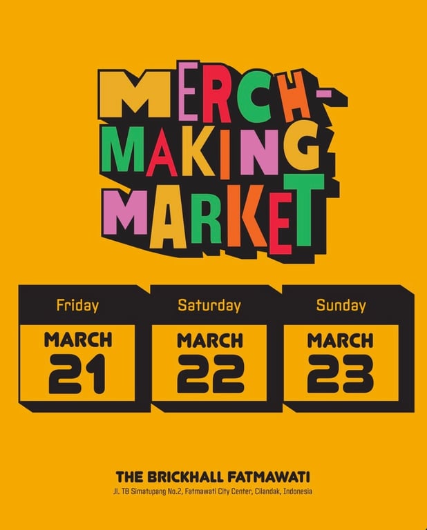 Pasar Merchandise Musik: Merchmaking Market 2025 Hadir di The Brickhall