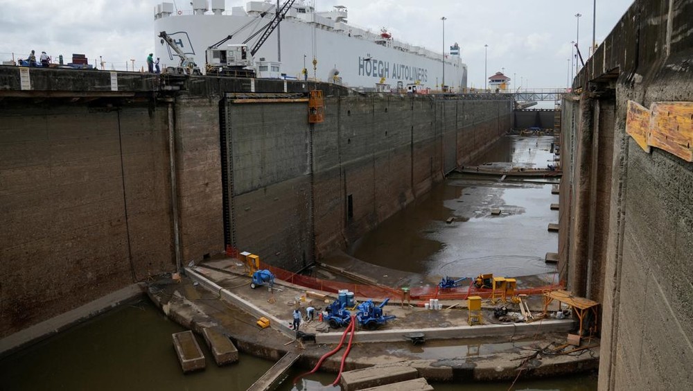 Terusan Panama: Pintu Air Raksasa Pedro Miguel Jalani Pemeliharaan Intensif