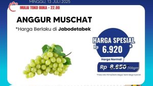 Anggur Muscat Turun Harga! Hanya di Transmart Full Day Sale