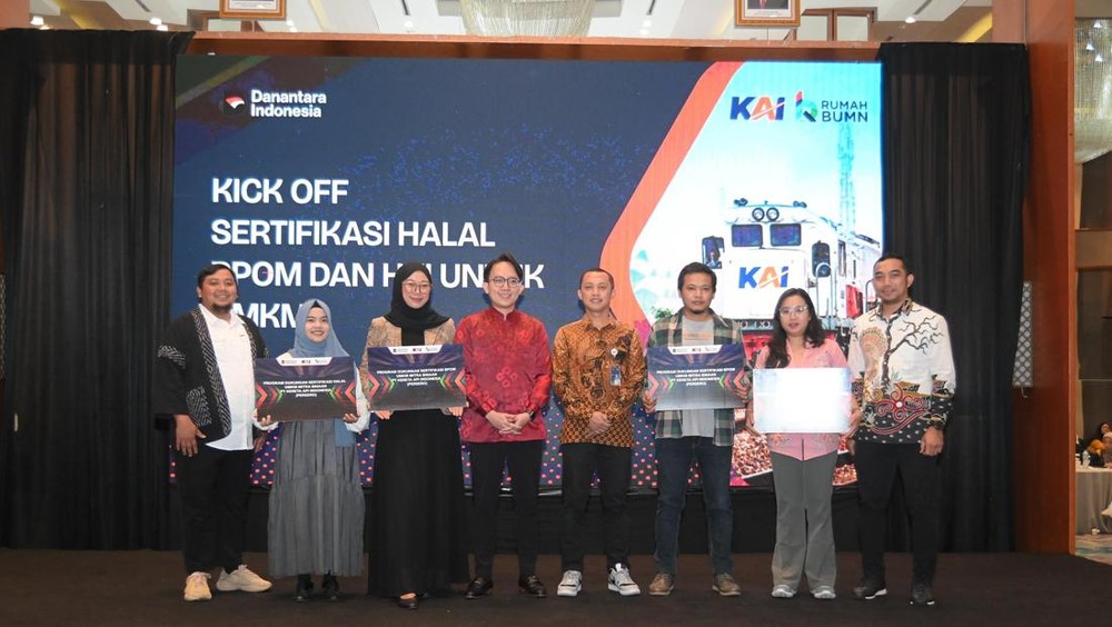 UMKM Binaan KAI Siap Go Global dengan Sertifikasi Halal, BPOM, dan HKI