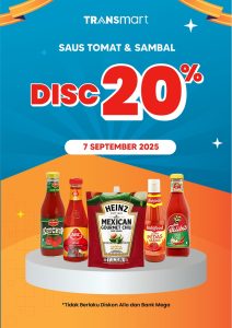 Jangan Sampai Ketinggalan! Saus Favorit Diskon Gede di Transmart Full Day Sale