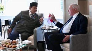 Prabowo Bertemu Mantan PM Australia, Fokus Bahas Isu Ekonomi Global