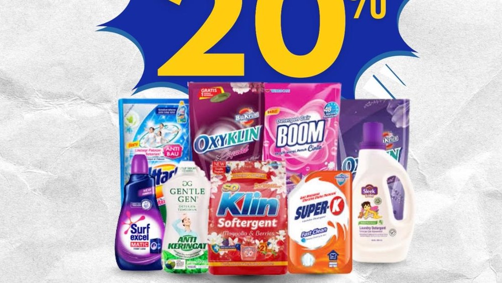 Transmart Full Day Sale Tawarkan Diskon Gede untuk Deterjen!