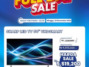 Transmart Full Day Sale Tawarkan Diskon Gede-gedean TV 50 Inch, Sikat Sekarang!