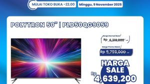 Transmart Full Day Sale: TV 50 Inci Dibanderol Mulai Rp4,6 Juta!