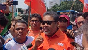 20.000 Buruh Jabar Konvoi Naik Motor Geruduk Jakarta Protes UMP 2026