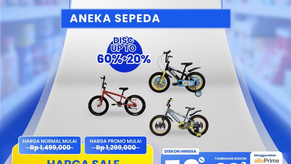 Transmart Full Day Sale: Saatnya Beli Sepeda Impian dengan Harga Miring!