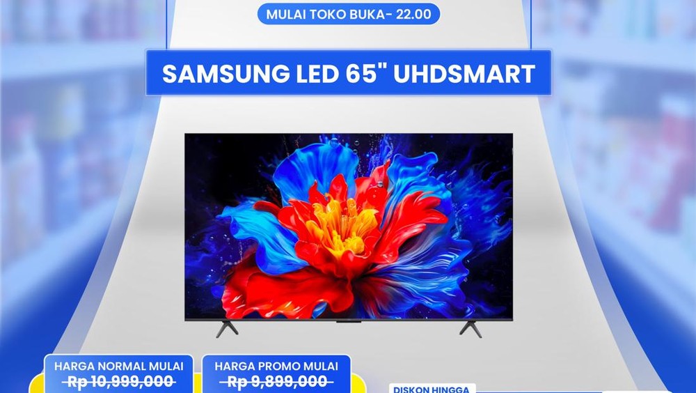 Transmart Full Day Sale: Smart TV 65 Inch Dibanderol Harga Miring!