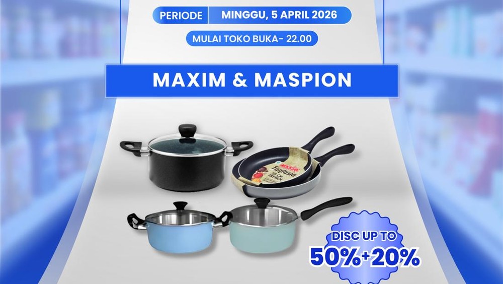 Transmart Full Day Sale: Teflon dan Panci Berkualitas Hanya Rp 70 Ribuan!