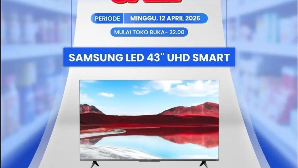 Transmart Full Day Sale: Smart TV 43 Inci UHD Didiskon Lebih dari Rp 1,3 Juta!